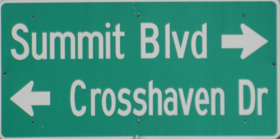Summit Blvd. Crosshaven Dr.