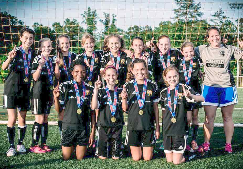 Vestavia Hills girls soccer state champs